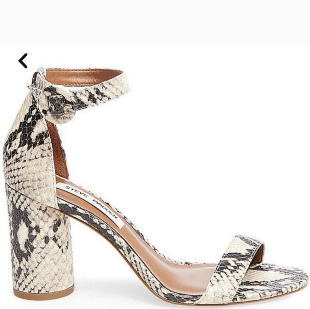 Steve Madden Shanna Snakeskin Sandals